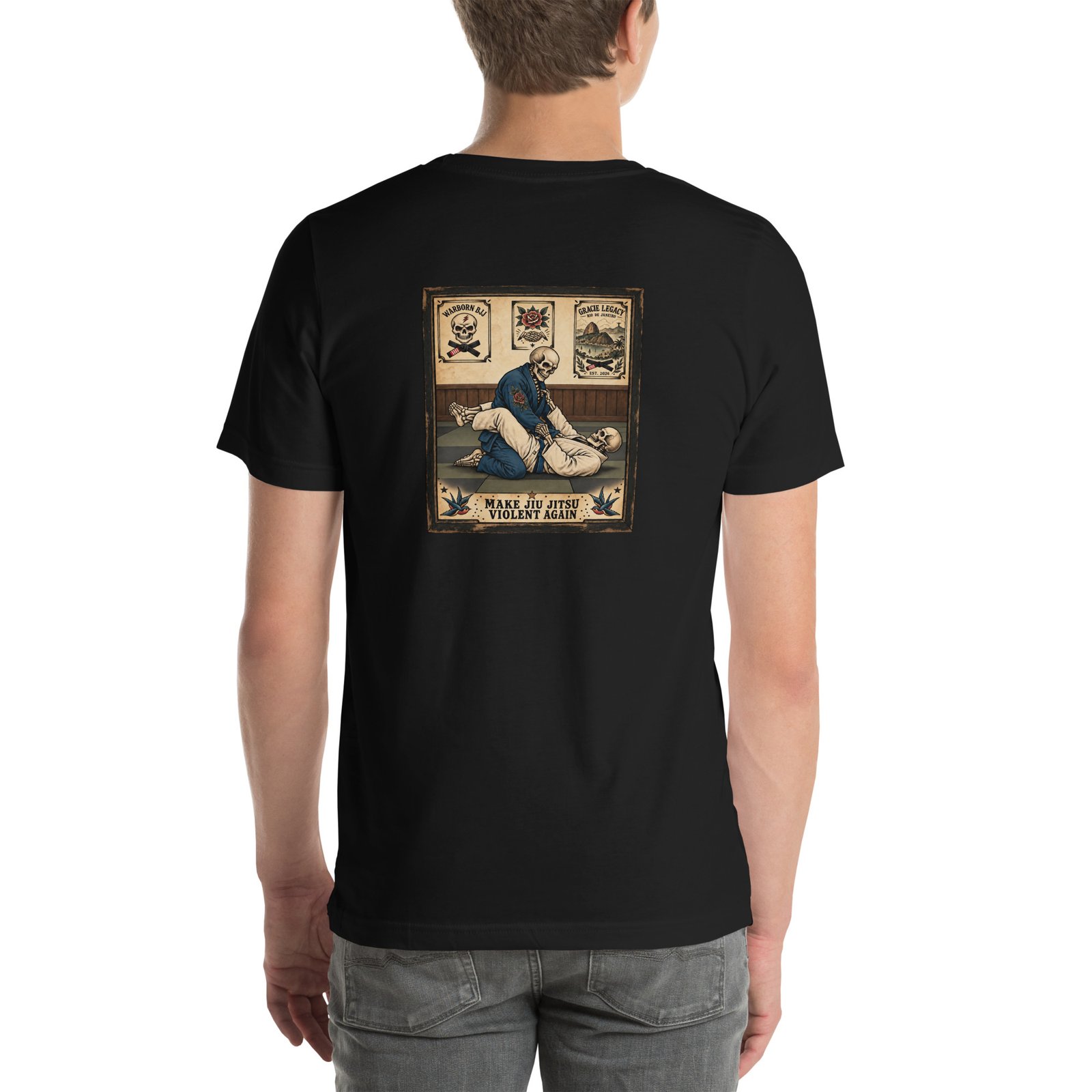 Make Jiu Jitsu Violent Again Tee — Warborn Crew - Image 2